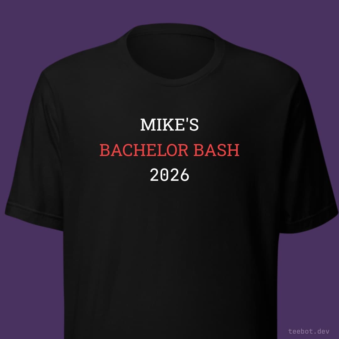 Custom Bachelor Party Shirts