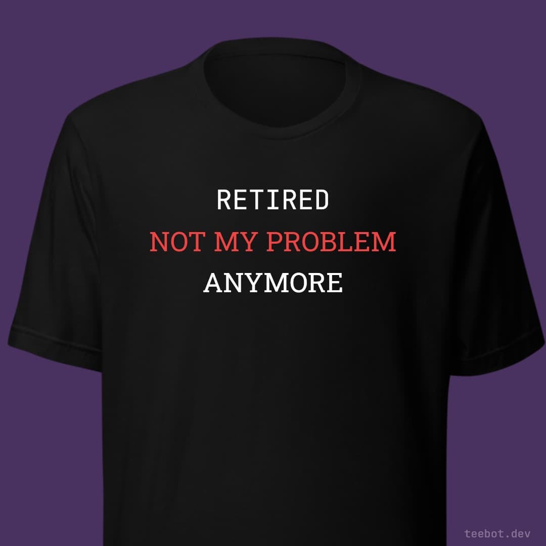 Custom Retirement Shirts